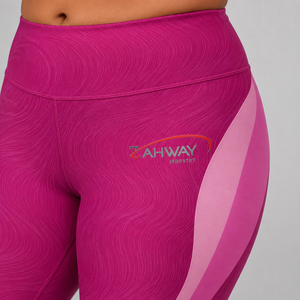 Top Quality Women Leggings Custom Logo Soft Stretch Breathable Comfortable High Waist Fitness Yoga Workout Leggings Wholesale - Product Image 6