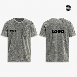 Sudadera Personalizada para Hombre con Bolsillo Delantero, Lavado Ácido, Tejido de Punto, 100% Algodón, 200 Gramos, Talla Grande, Estampado Digital Vintage, Antiencogimiento - Product Image 4