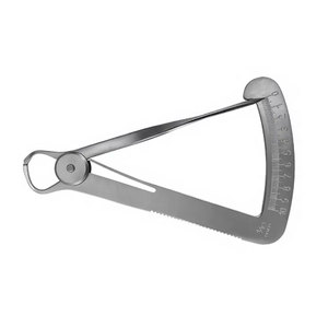 Pied à coulisse à ressort manuel de précision en métal, robuste, à pointe arrondie, 4 pouces, pour mesures internes et externes - Product Image 5