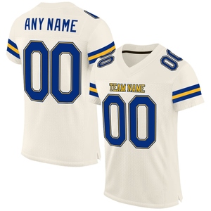 Vente en gros directe OMMIZ INDUSTRY Maillot de football authentique personnalisé en maille blanc-noir - Product Image 5