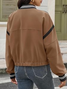 Chaqueta Bomber Blanca Personalizada para Mujer, Precio al por Mayor, Zeta Phi Beta, Larga, Cierre de Cremallera, Largo Regular, Poliéster - Product Image 2