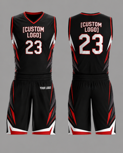 Conjunto de Camiseta y Pantalones Cortos de Baloncesto Personalizados de Micah Corporation, Múltiples Opciones de Color, Uniforme de Equipo Sublimado, Logotipo Personalizado 100% - Product Image 1