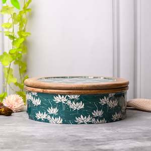 หม้อปรุงอาหารทำจากไม้ที่มีลักษณะเป็นดอกบัวหรูหรา - Product Image 5