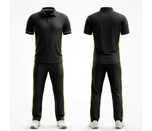Stylish Sublimated <b>Cricket</b> Uniform for Clubs and Academies | Men Women Youth <b>Cricket</b> Wears Polo Shirt and Trouser Full Team - Product Image 1