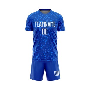 Hot Selling Breathable Soccer Jersey Top Training Sportswear Uniform Sets Heat-Transfer 100% Polyester Unisex OXLO LEATHER - Product Image 5