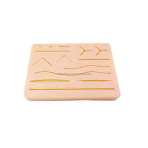 Tampon de suture pour la peau Modèle de formation en silicone de qualité alimentaire pour les étudiants et la pratique chirurgicale Marque privée OEM certifiée CE disponible - Product Image 1