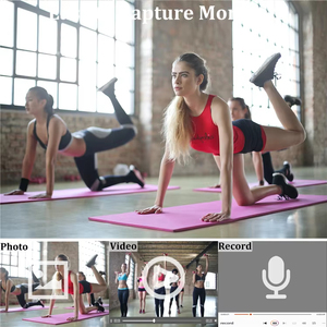 Mini caméra corporelle 1080P avec écran de 1,3 pouce, grand angle de 180 degrés, vision nocturne, détection de mouvement, enregistreur vidéo - Product Image 2