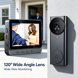 IFA03 M17S Timbre con Cámara Inalámbrico, Pantalla IPS de 4.3 Pulgadas, 120 °   Timbre de Puerta con Cámara de Visión Nocturna Gran Angular - Product Image 5