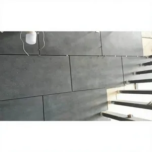 Revêtement mural et de sol en pierre naturelle souple, écologique, durable, de haute qualité, en feuilles fines de vinyle, design moderne, couleur grise, anti-acide - Product Image 1
