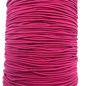 No.5 Dark Pink 1.2mm 288 yards <b>Braided</b> <b>Cord</b> Elastic 100% Nylon High Tenacity Eco-Friendly Bungee Rope for Home Textile - Product Image 5