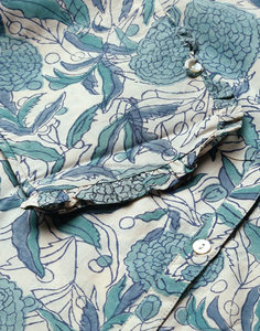 Chemise en coton mélangé pour femme avec imprimé artisanal, manches 3/4, TheFabira, approvisionnement en gros en provenance d'Inde, vêtements régionaux - Product Image 5