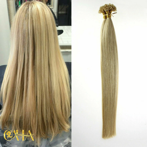 Extensions de cheveux humains Remy vietnamiens à double extrémité, pointe en I, 100g, colorées, sans produits chimiques, fixation par nano-anneaux, prêtes pour la permanente, OEM ODM - Product Image 1