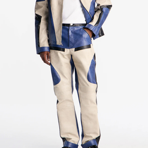 กางเกงหนังผู้ชายคุณภาพสูง น้ำหนักเบา เอวสูง ยืดหยุ่น ระบายอากาศ กันน้ำ สไตล์ลำลอง รับออกแบบโลโก้ ขายส่ง - Product Image 1