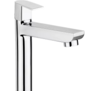 Robinet de lavabo de salle de bain en laiton chromé, robuste, avec corps d'extension, à poser sur comptoir, usage intensif - Product Image 1
