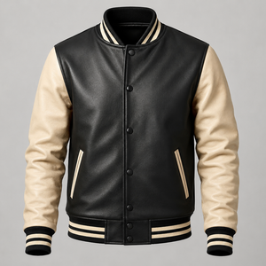 Veste en cuir élégante pour hommes, vente en gros, couleur personnalisée, 100% cuir de vache, veste en cuir slim personnalisée pour hommes - Product Image 2