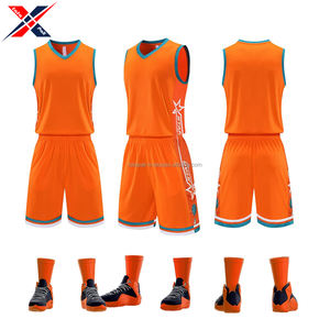 Maillot de basket-ball vêtements d'équipe vêtements de sport d'entraînement uniforme de basket-ball unisexe de haute qualité adultes portent ensemble d'uniforme de basket-ball - Product Image 6