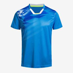 เสื้อเทนนิสแบดมินตันแขนสั้นพิมพ์ลายโลโก้ตามสั่ง ระบายอากาศ แห้งเร็ว ซับเหงื่อ สำหรับทุกเพศ - Product Image 6