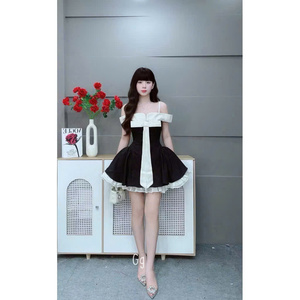 Stylish Women's Elegant Maxi Silk Dress Simple Design Natural Waistline Short Sleeve Comfort Casual Formal for Various Events - Product Image 3