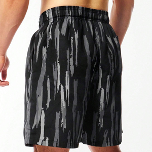 Pantalones Cortos Deportivos Personalizados para Hombre, Cintura Media, Cierre con Cordón, Transpirables, Estilo Urbano, 100% Poliéster, para Fitness y Deportes - Product Image 2