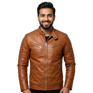Leather <b>Jackets</b> <b>Men</b> <b>Men</b> 2026 Genuine Leather <b>Jacket</b> Leather <b>for</b> <b>Men</b> in Different Look and Designs <b>jacket</b> <b>for</b> <b>men</b> - Product Image 1