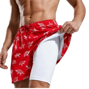 Pantalones Cortos Deportivos Extra Grandes para Hombre, Corte Holgado, Estilo Urbano, con Logotipo Personalizado y Cintura Elástica, para Ropa Deportiva al por Mayor - Product Image 2