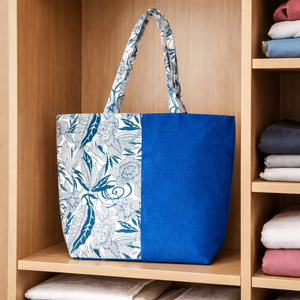 Sac de plage en corde non tissée imprimé à la main, réutilisable, pour l'été, sac de courses exclusif, rangement portable, écologique, style premium - Product Image 3