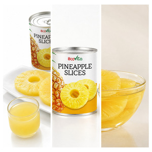 Made In Vietnam Hot Sale Delicious <b>Big</b> Sale Canned Pineapple in Natural Pineapple Juice Packed in 30oz Can - Product Image 4