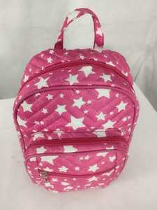 Sac à dos d'école souple pour filles avec imprimé étoiles, poche avant zippée, sac à livres léger en polyester, sac à dos de voyage décontracté - Product Image 5