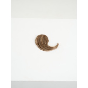 Extensiones de flequillo sintético con clip, hechas en Corea, con corte recto y voluminoso, flequillo frontal natural y liso con clips para mujer - Product Image 3