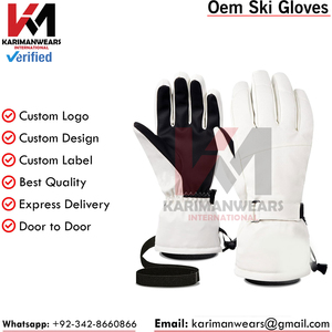 Gants thermiques pour hommes, pour course en plein air, cyclisme, ski, sports d'hiver, fonction écran tactile, chauds, imperméables, en polaire polyester - Product Image 2