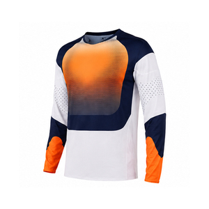 Ensemble de maillot de cyclisme personnalisé de haute qualité, respirant, multicolore, pour motocross et course tout-terrain, option vierge, maillot de motocross - Product Image 2