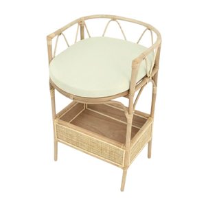 Table à langer et chaise haute en rotin tressé pour poupées, jouet pour enfants, prix d'usine, vente chaude, haute qualité, prix abordable, vente en gros - Product Image 2