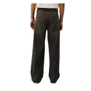 Jean en denim coupe droite décontractée, délavé foncé, pour l'automne - Product Image 3