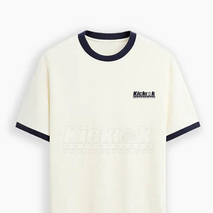 เสื้อยืดถักสำหรับผู้ชาย ดีไซน์ทันสมัย ผลิตจากผ้าฝ้าย 100% เนื้อนุ่ม ระบายอากาศได้ดี แห้งเร็ว ทรงหลวม สวมใส่สบาย เหมาะสำหรับใช้ในชีวิตประจำวัน - Product Image 5