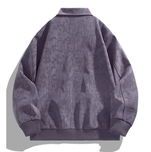 Nouvelle Arrivée Veste Homme en PU Souple Style Vintage Couleur Unie Manches Longues Vêtement Tendance Automne Dernier Style Vente en Gros Fabricant - Product Image 2