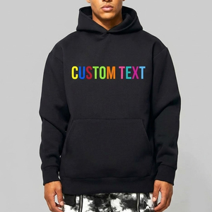 Sudadera con Capucha para Hombre, Estilo Único, con Estampado, Mezcla de Algodón, Logotipo Personalizado, Sudadera con Capucha para Hombre - Product Image 1