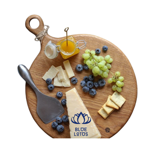Tabla de cortar de bambú grueso, tabla duradera para preparar alimentos - Product Image 1