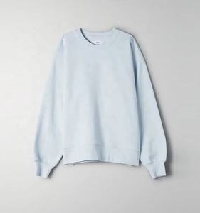 Custom Logo Front Women's <b>Snuggies</b> Sherpa Fleece Cotton Unisex Crew Neck Oversized Pullover Sweater Waterproof Eco-Friendly - Product Image 5