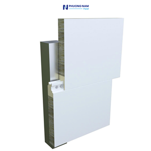 Panel Sándwich PROCK de 75 mm para Paredes Internas, Resistente al Fuego, Resistente al Agua, Aislamiento Acústico, Almacén Moderno - Product Image 3