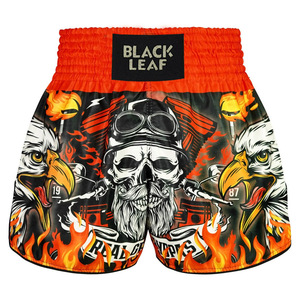 Shorts de boxe thaïlandaise personnalisés, matériau léger de qualité supérieure avec logo d'équipe, fabricant de vêtements de sport OEM dans le monde entier - Product Image 4