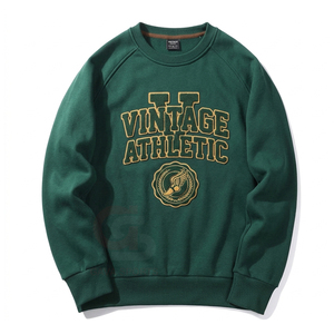 Sweat-shirt personnalisé surdimensionné à col rond unisexe en molleton épais, pull vierge style streetwear pour hommes et femmes, vente en gros - Product Image 6