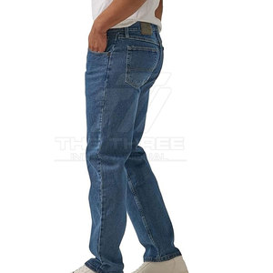 Pantalones Vaqueros Rectos de Moda Urbana, Casuales, Cómodos y Duraderos para Uso Diario y Estilo de Vida Moderno - Product Image 2