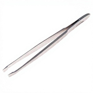 Pince à épiler en acier inoxydable personnalisée OEM, pointe inclinée, style classique durable, épilation précise, pince à cheveux pour hommes - Product Image 4