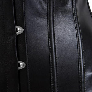 Corset en cuir véritable pour femme, bustier tendance en peau d'agneau premium, serre-taille en dentelle, écologique, antibactérien, séchage rapide, personnalisable - Product Image 5