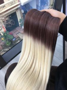 100% Raw vietnamita Remy Hair Weft Bone Straight para Ombre Brown & Blonde Soft Silky HD Lace Super Quality Fast Worldwide Shippi - Product Image 3