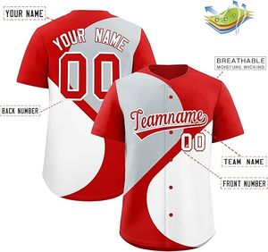 Maglia da Baseball Personalizzata con Stampa a Sublimazione, Collo a V, 100% Poliestere, per Bambini e Adulti, Produzione all'Ingrosso - Product Image 2