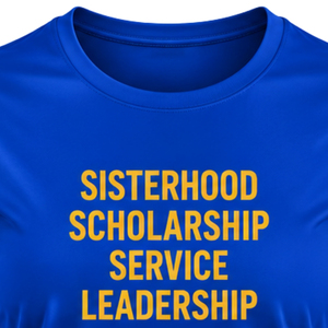 T-shirt d'entraînement athlétique personnalisé Sigma Gamma Rho pour femmes, col rond, manches courtes, haut de fitness pour sororité grecque, vente en gros de vêtements de sport - Product Image 3