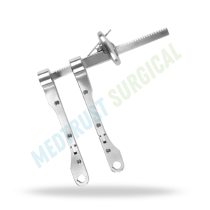 Système de rétracteur chirurgical neurochirurgical standard à charnière unique pour la colonne vertébrale, idéal pour la chirurgie cervicale antérieure - Product Image 3