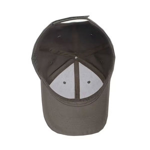 Casquette de baseball unisexe à 6 panneaux, grise, broderie VD, chapeau décontracté pour adultes, à porter en toutes saisons - Product Image 2