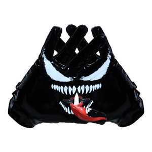 Unisex Full Finger <b>Sports</b> <b>Gloves</b> Black Sublimation Print Breathable Non-Slip Hook And Loop Closure Polyurethane Material - Product Image 5